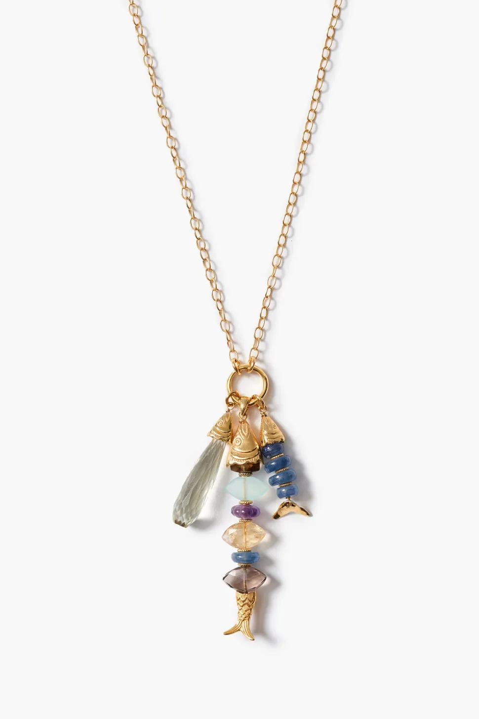 Orris Charm Necklace Multi
