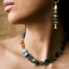 Orris Earrings Labradorite
