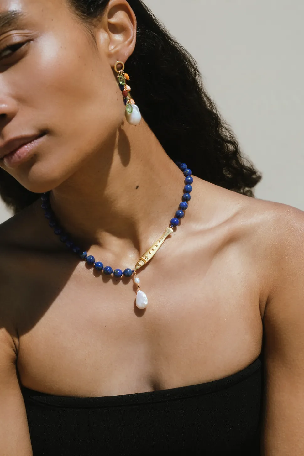 Ospina Necklace Lapis