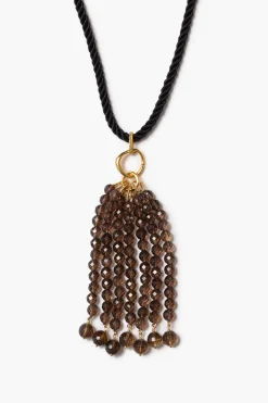 Pampille Necklace Smoky Quartz