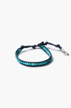 Paracord Single Wrap Bracelet Turquoise