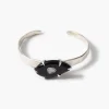 Pebble Cuff Bracelet Black Horn