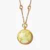 Pocket Watch Necklace Jasper