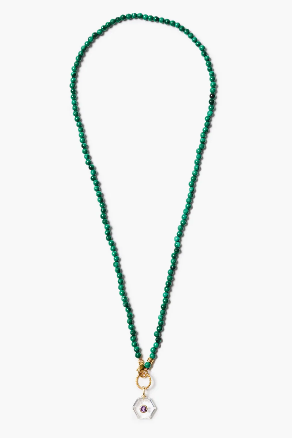 Prism Necklace Malachite