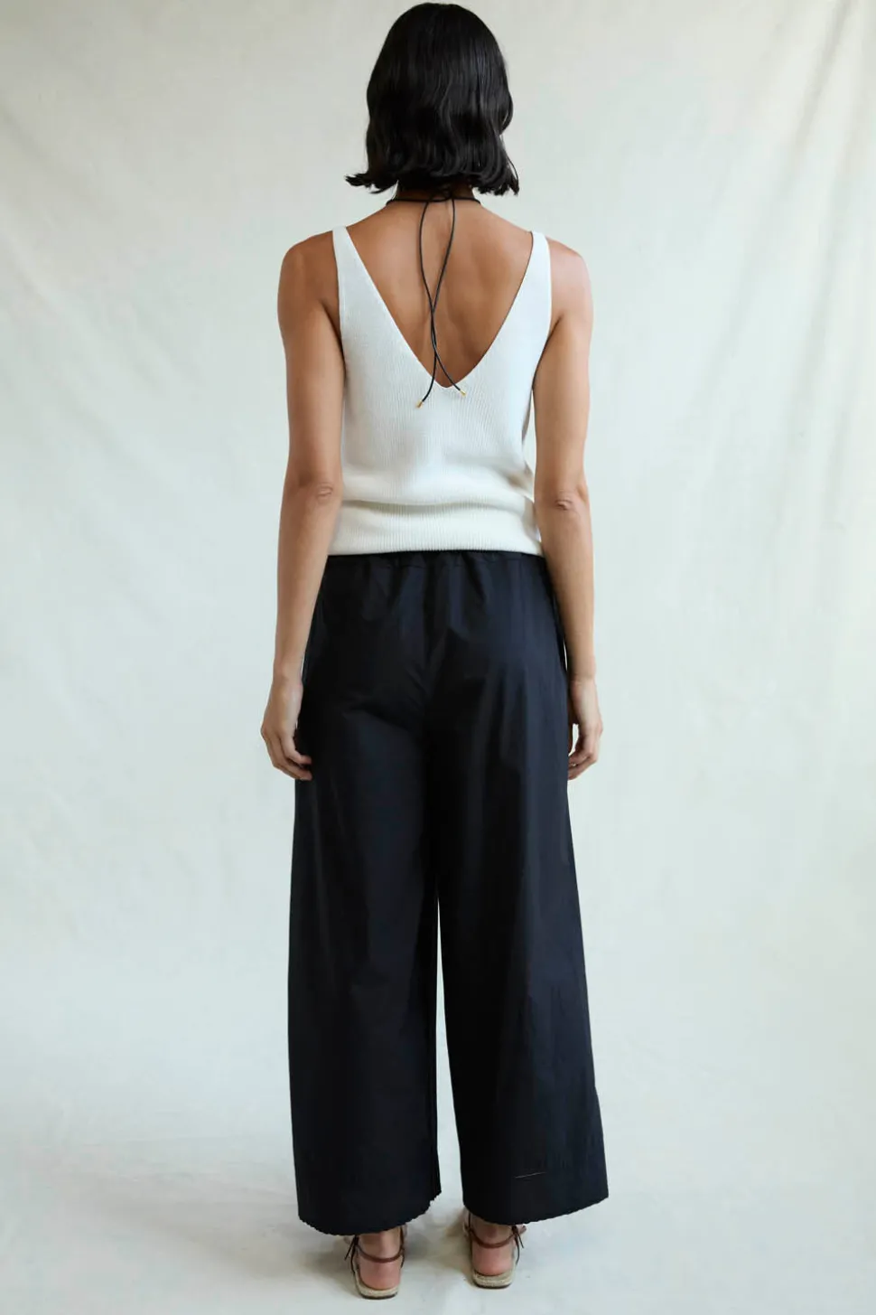 Ramona Poplin Pant Caviar