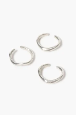 Ripple Toe Ring Set