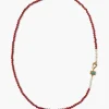 Santos Necklace Carnelian Mix