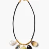 Serpentine Charm Necklace Multi