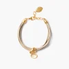 Serpentine Cord Bracelet Citrine