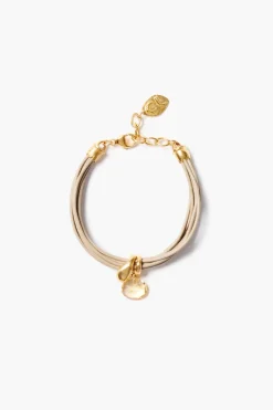 Serpentine Cord Bracelet Citrine