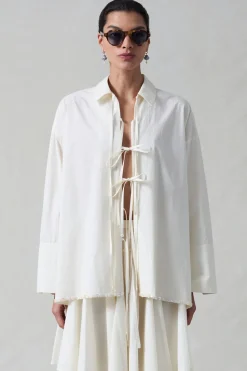 Shoelace Shirt Ivory