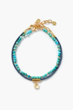 Surf Anklet Set Turquoise