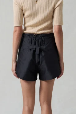 Techno Taffeta Shorts Black
