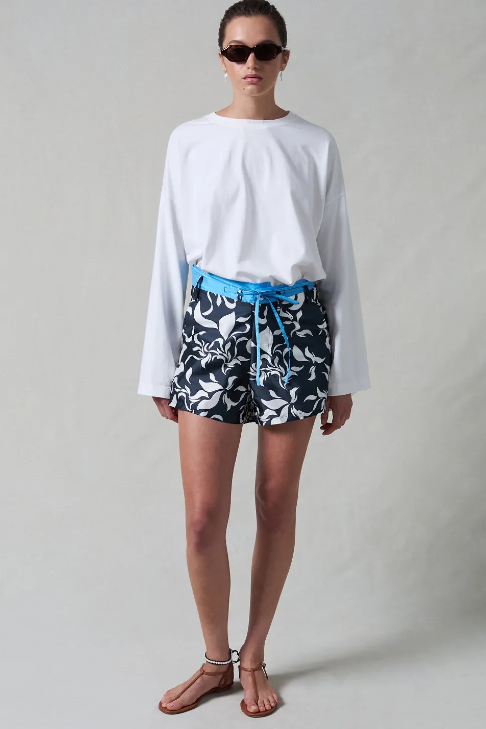 Techno Taffeta Two Tone Short Kona Print