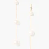 Tiered Floating Pearl Earrings