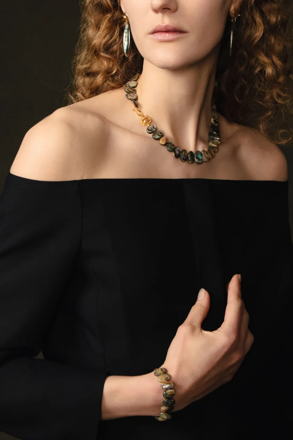 Trieste Earrings Abalone
