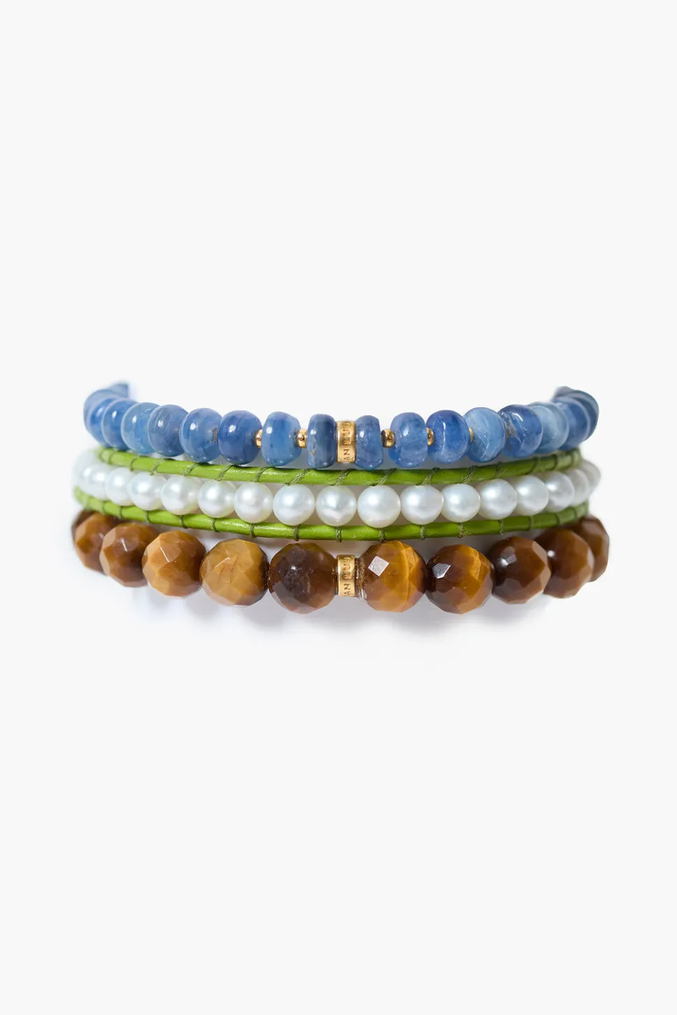 Trinity Bracelet Set Tiger's Eye