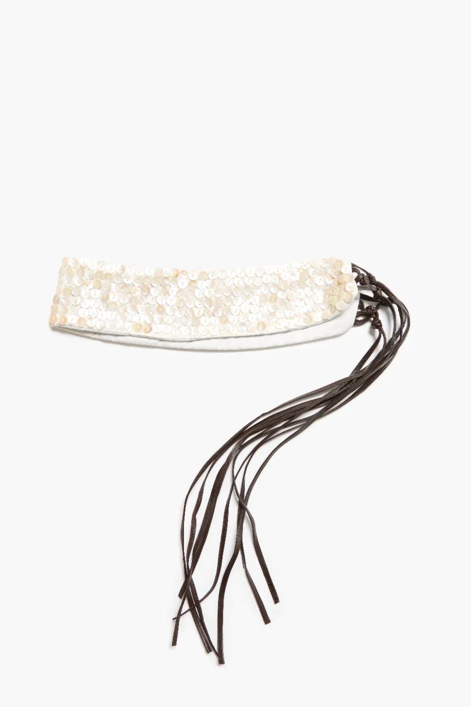 Ultra Wide Waist Belt Shell Button
