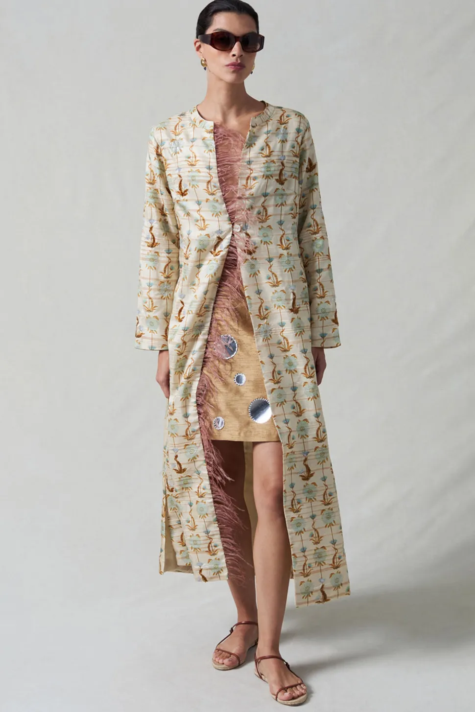 Vienna Lightweight Coat Chrysanthemum