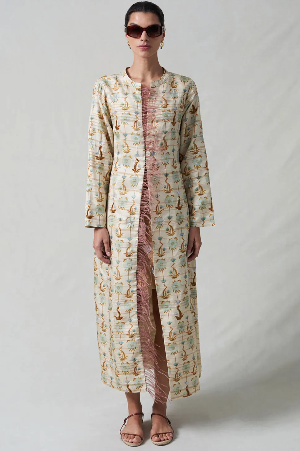 Vienna Lightweight Coat Chrysanthemum